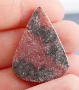 Awesome 35.09ct Argentinian Rhodonite cabochon