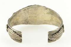 Sterling Silver Gilbert Adeky Turquoise Navajo Native Bracelet