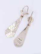 Vintage 925 Sterling Silver Mexico Signed Dangle Earrings