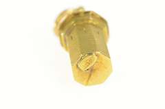 14K Yellow Gold 3D Turret Castle Tower Charm/Pendant