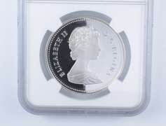 PF70 UCAM 1981 Canada $1 Silver - Trans-Canada Railway - Graded NGC