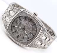 Bulova Phantom I Crystal Pave Quartz 40mm Watch
