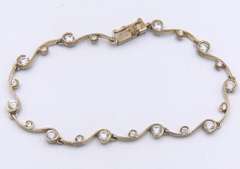 Group Lot of 3 Vintage Sterling Silver Bracelets
