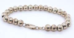 Vintage 925 Sterling Silver Ball Bracelet