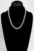 Italian Sterling Silver 8mm Wheat Chain 20 Inch