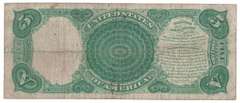 1907 Large Size $5 Series of Woodchopper US Note