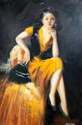 Zohreh Khaleghi Original Oil on Canvas