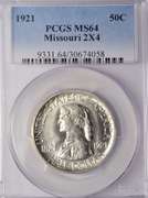 1921 Missouri Commemorative Half Dollar PCGS MS64