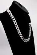 Italian Sterling Silver 12.75mm Curb Chain 20 Inch