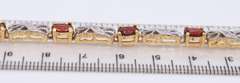 Vintage 925 Sterling Silver Cubic Zirconia Tennis Bracelet
