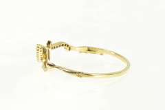 14K Yellow Gold 2.00 Ctw Navette Emerald Diamond Bangle Bracelet