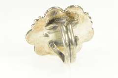 Sterling Silver Navajo Ornate Turquoise Native American Ring