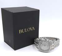 Bulova Phantom I Crystal Pave Quartz 40mm Watch