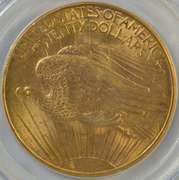 Super PCGS MS64 graded 1908 No Motto St. Gaudens $20 Gold