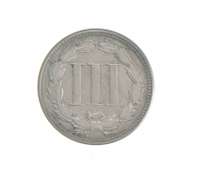 1865 Nickel Three-Cent Piece
