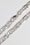 .925 Sterling Silver 9.25mm Flat Marina 24 Inches