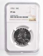 PF66 1952 Franklin Half Dollar - Graded NGC