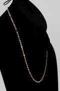 10k Gold 3mm Diamond Cut Mirror Chain Necklace 18 Inches
