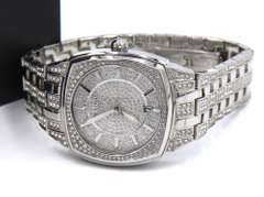 Bulova Phantom I Crystal Pave Quartz 40mm Watch