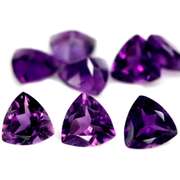 Glittering 13ct 8x8mm real Brazilian Amethyst set