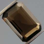 Gem grade! 8.46ct emerald cut Smoky Quartz