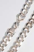 Italian .925 Sterling Silver 13mm Curb Link Chain 20 Inches