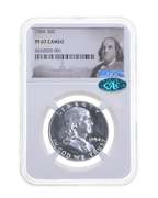 PF67 CAM 1954 Franklin Half Dollar - CAC - Graded NGC