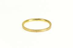 Gold Filled Grooved Pattern Retro Childs Bangle Bracelet