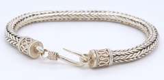 925 Sterling Silver Byzantine Bracelet