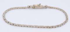Set of 925 Sterling Silver Italian Necklace and Bracelet