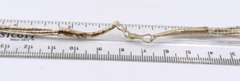 Vintage Sterling Silver Multi Strand Necklace with Matching Bracelet