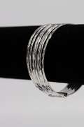 .925 Sterling Silver 50mm Baby Bangle 7 Day Bracelet