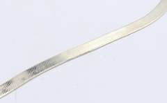 Italian 925 Sterling Silver Herringbone Necklace