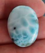 Lovely 28.83ct sky blue Larimar cabochon