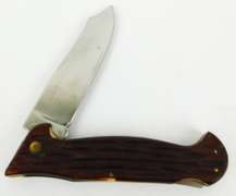 Valor J-307 Lock Blade Knife & Leather Case