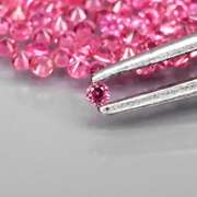 Rare heated only 3.02ct pink Sapphire set