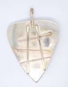 Vintage 925 Sterling Silver Large Pendant