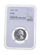 PF66 1952 Washington Quarter - Graded NGC