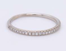 Majestic White Gold approximate 0.72ct Princess Cut Diamond Bridal Set