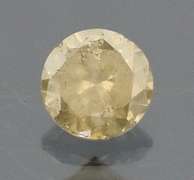 Elegant .20ct silvery yellow Diamond solitaire