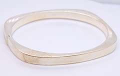 Vintage 925 Sterling Silver Bangle Bracelet