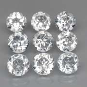 Glittering 9.04ct diamond white Topaz set