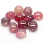 Super rich 97.03ct raspberry red Ruby cabochon set