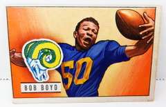 1951 Bob Boyd, Rams Rookie Football Card
