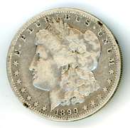 1899-O Morgan Silver Dollar