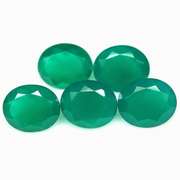 Breath taking 20.09ct mint green Botswana Agate set