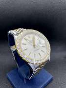 ELEGANT ROLEX OYSTER PERPETUAL  LADY-DATEJUST, TWO TONE GOLD JUBILEE BAND WITH 36 MM DIAL WITH DIAMOND BEZEL
