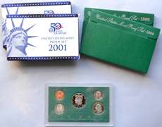 1994-5 2001-2 US Proof Sets