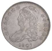1807 Capped Bust Half Dollar - Large Stars - O-114
