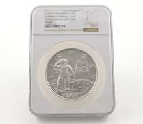 MS69 (1989) P Astronaut US Flag Young Astronauts SWO-20811A Silver NGC
